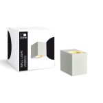 D'Lite Wandleuchte Vrebos Weiß | IP56 - Geeignet für 1x GU10 