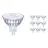 Mehrfachpackung 10x Philips LEDspot LV Value GU5.3 MR16 5.5W 840 36D (MASTER) | Kaltweiss - Dimmbar - Ersatz für 35W