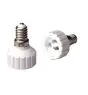 Adapter für Lampenhalterung E14 => GU10 Weiss