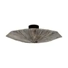 Good&Mojo Deckenleuchte Panama Rattan Grau | Geeignet für 1x E27 