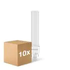 Mehrfachpackung 10x Noxion Lucent LED PL-S EM 4.5W 830 | Warmweiss - 2-Pins - Ersatz für 10W and 13W