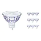 Mehrfachpackung 10x Philips CorePro LEDspot LV GU5.3 MR16 7W 830 36D | Warmweiss - Ersatz für 50W