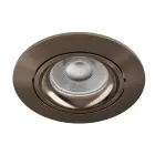Noxion Einbau Spot Vision MR16 Schwenkbar Glänzend Bronze | 82mm - Ausschnitt 69mm - IP20 - Inkl. GU10 Sockel