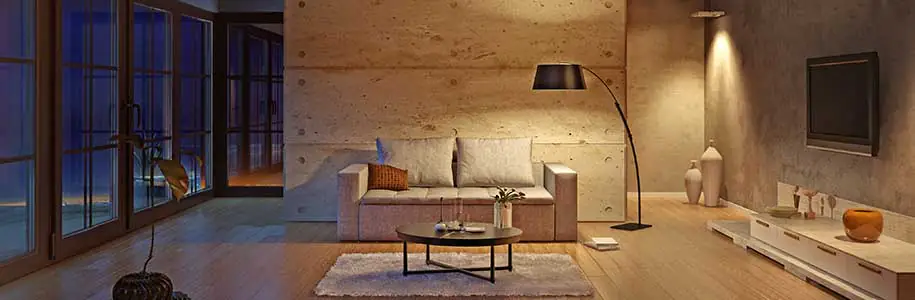 Einladende Atmosph&auml;re dank LED-Beleuchtung