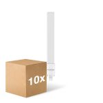 Lot 10x Noxion Lucent PL-S LED  6W - 827 Blanc Très Chaud | 2-Pins - Équivalent 11W