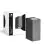D'Lite Applique Murale Vrebos Noir Up & Down | IP54 - Convient Pour 2x GU10