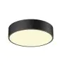 SLV Medo 30 Mur et Plafonnier Aluminium Noir Rond 12W 1200lm - 927-930-940 CCT | IP50 - Meilleur Rendu Des Couleurs - Dimmable 