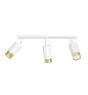Emibig Plafonnier Hiro Acier Blanc | Convient pour 3x GU10 - Max 10W