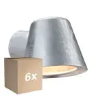 Lot 6x Nordlux Aleria Applique Murale Acier Galvanisé Gris | Convient pour GU10